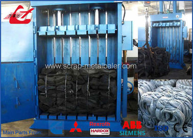 comprar Deseche la máquina de embalaje hidráulica de la prensa del neumático, máquina vertical 2000Kgs de la embaladora online manufacture