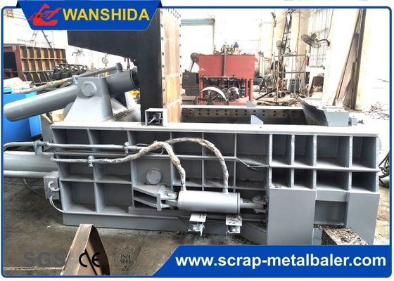 comprar 250ton Hydraulic Scrap Metal baling machine with Side push out type and PLC automatic control online manufacture