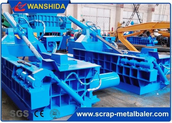 comprar Prensa Hidráulica para Chatarra de 1600 kN con Control PLC para Acero y Aluminio, Tamaño de Bala de 400x400 mm online manufacture