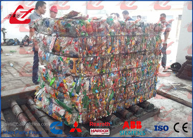 Máquina de embalaje de la prensa de 125 toneladas de la basura de la botella horizontal del ANIMAL DOMÉSTICO para las botellas y los cartones plásticos