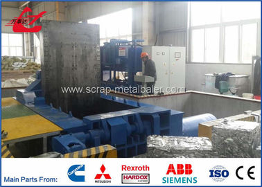 WANSHIDA 250Ton Compactor de chatarra de metal Perfiles de aluminio Presión de la máquina de baler Control manual de válvula
