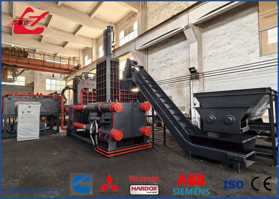 Máquina briquetadora de virutas metálicas D300x 240-260 mm: Solución compacta y potente para el reciclaje ecológico