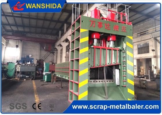Cizalla de pórtico de 154 kW para procesamiento de chatarra de acero pesado con fuerza de corte de 630 toneladas