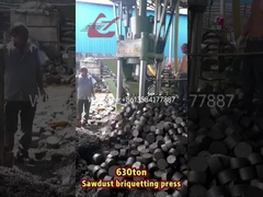 Maquinaria de prensado para briquetería de chatarra WANSHIDA para astillas metálicas/aluminio/cobre/bronce/aserrín de hierro fundido