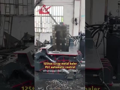 WANSHIDA Compactor de repuestos hidráulicos de metales de baler de tipo de salida control automático PLC