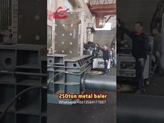 WANSHIDA 250 toneladas máquina hidráulica de embalaje de chatarra de metal para prensa de embalaje de chatarra de metal pesado