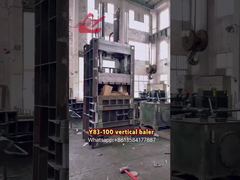Empacadora vertical hidráulica Y82-100 para prensado de balas de papel usado, cartón y botellas de plástico